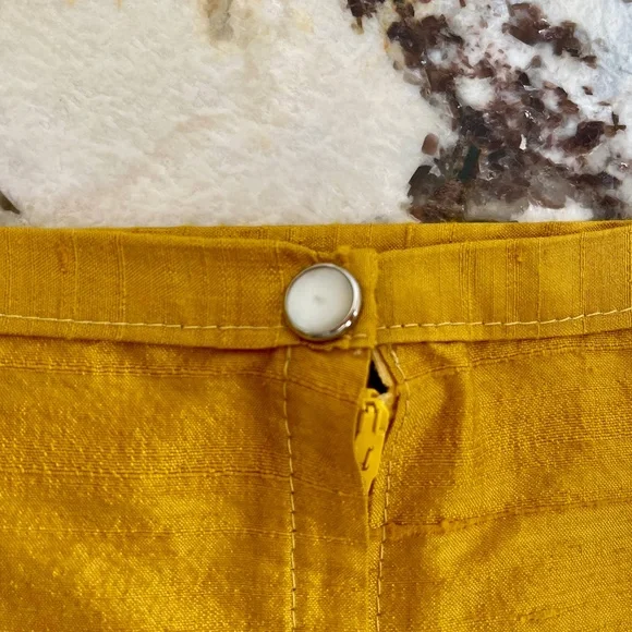 SALE! NWOT Wilson Stokoe Slub Silk Knee Length Skirt ~ Size 10 (US) - Picture 8 of 9